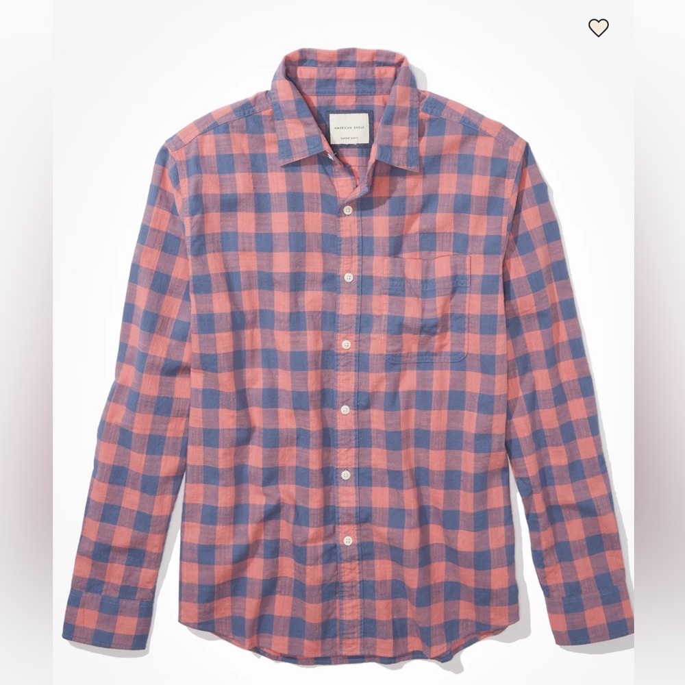 American Eagle Outfitters Casual Plaid Shirt